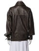 Veda x Reformation Leather Bomber Jacket