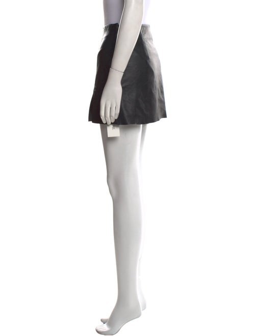 Veda x Reformation Leather Mini Skirt