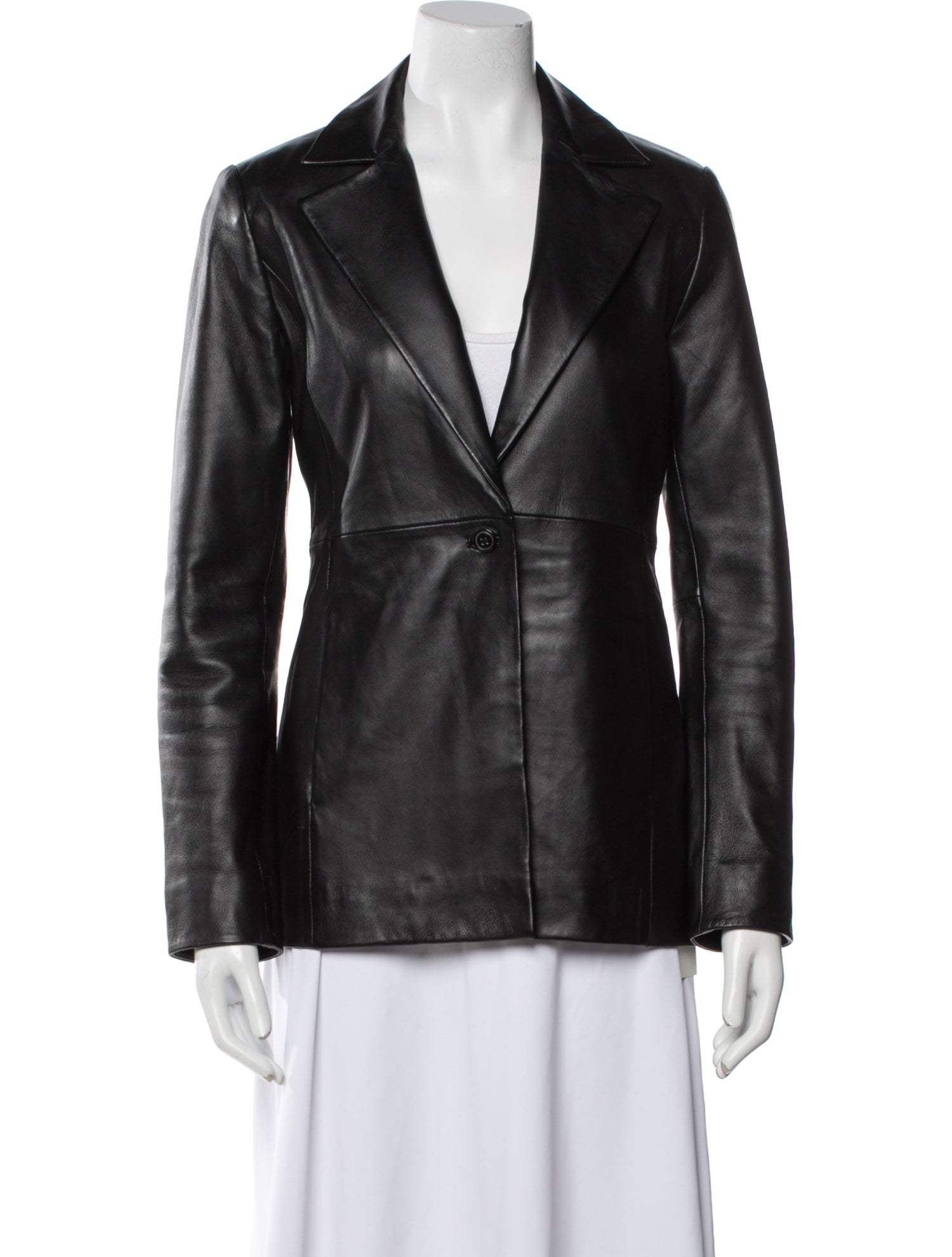 Veda x Reformation Lamb Leather Blazer
