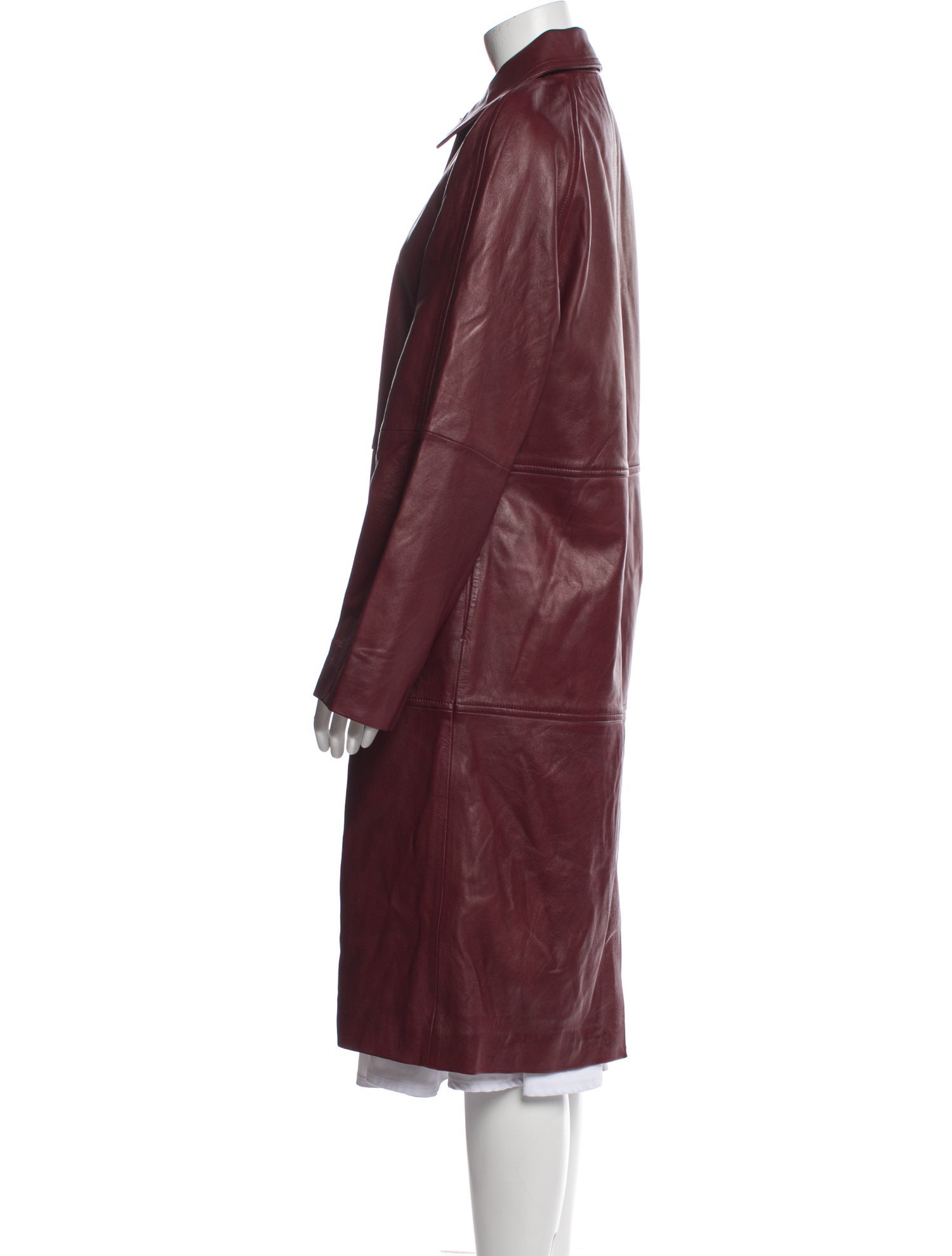 Veda x Reformation Leather Trench Coat