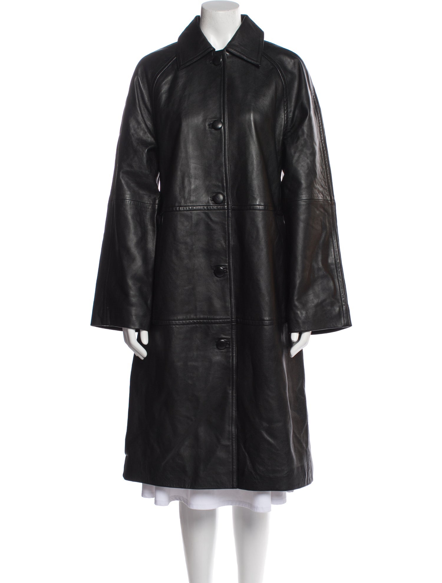 Veda x Reformation Leather Coat