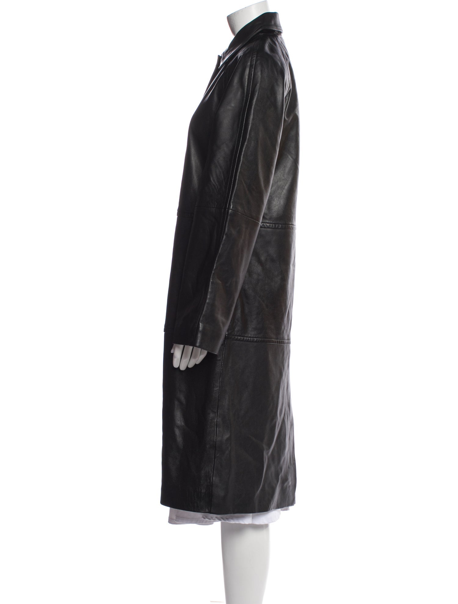 Veda x Reformation Leather Coat