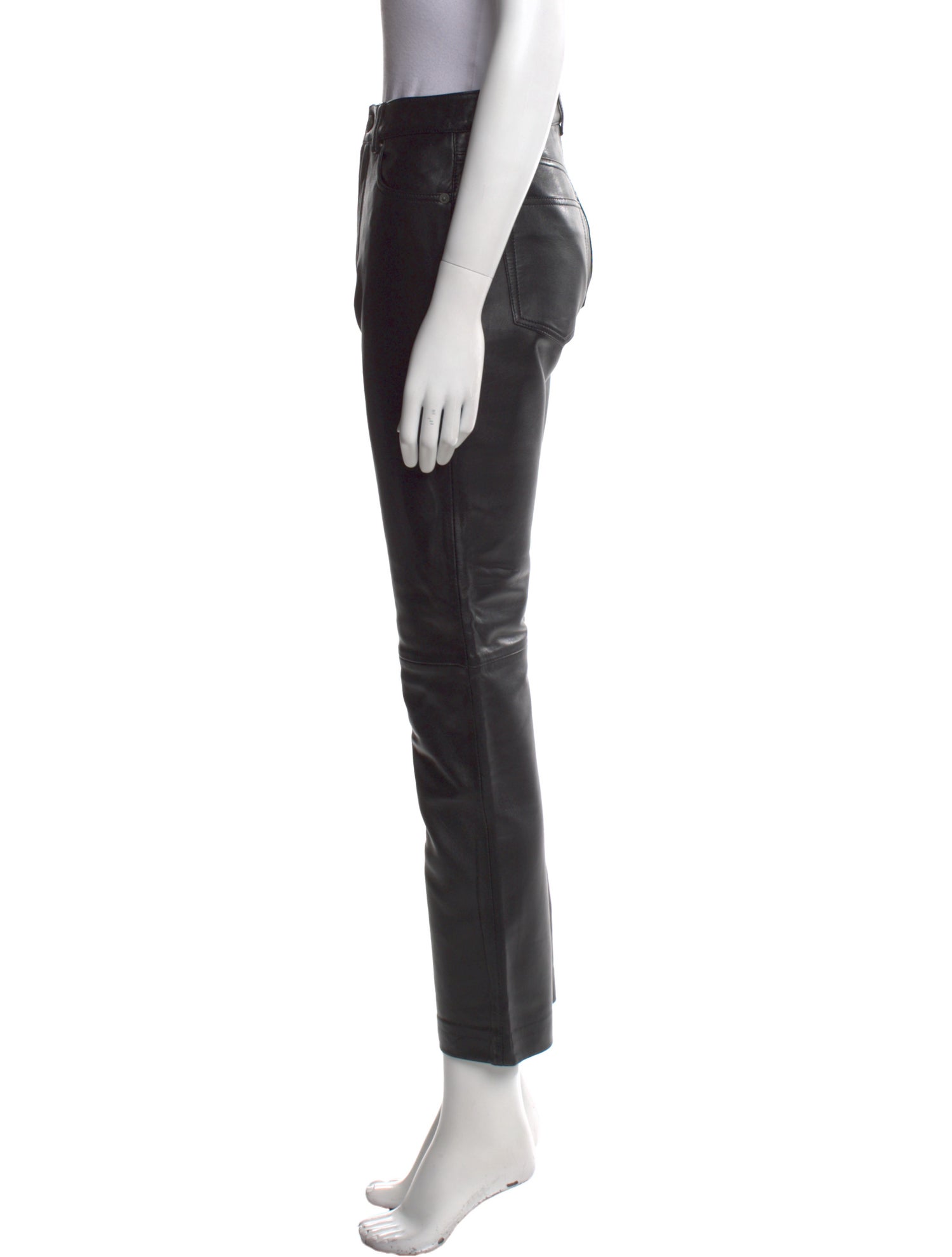 Veda x Reformation Lamb Leather Straight Leg Pants