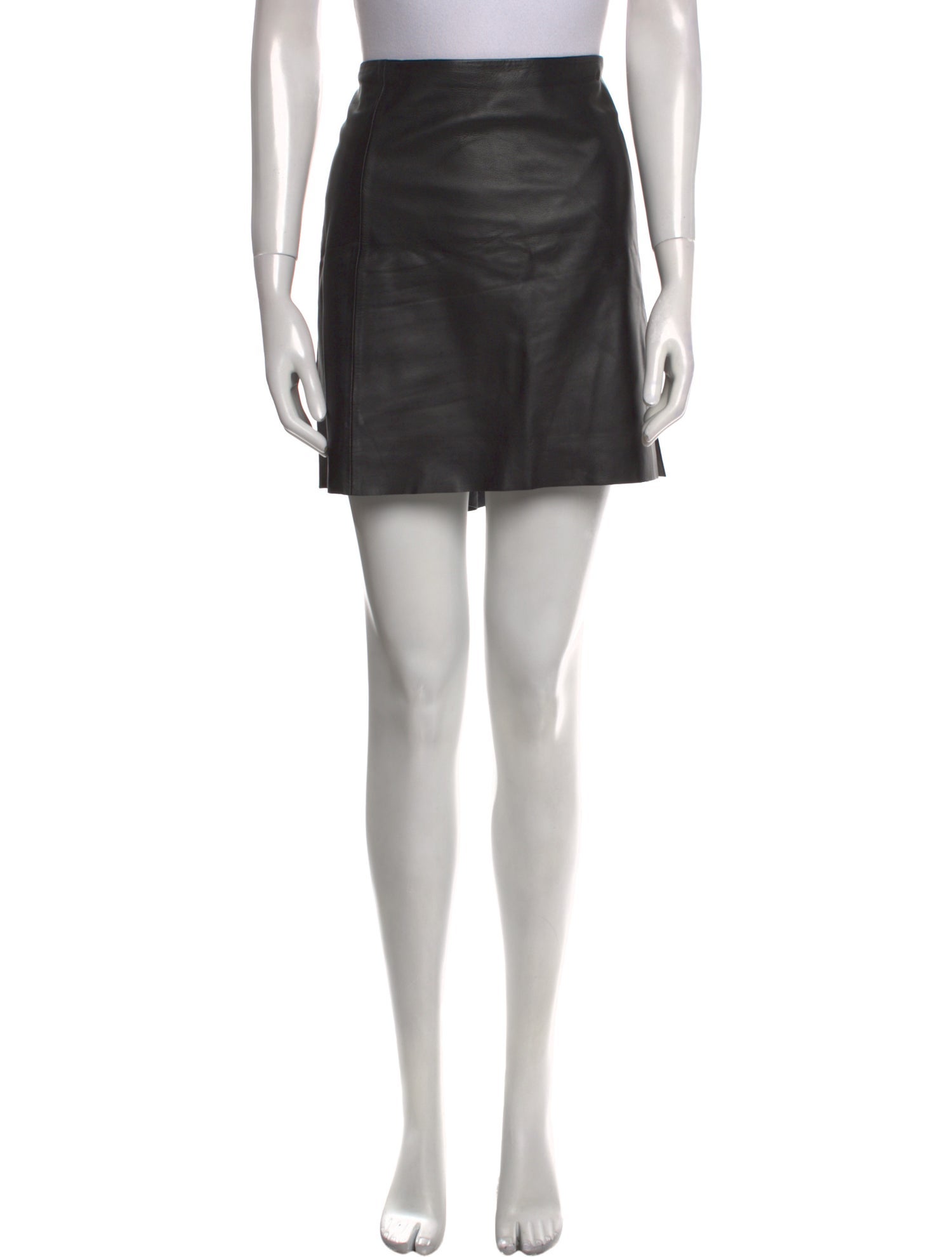 Veda x Reformation Lamb Leather Mini Skirt