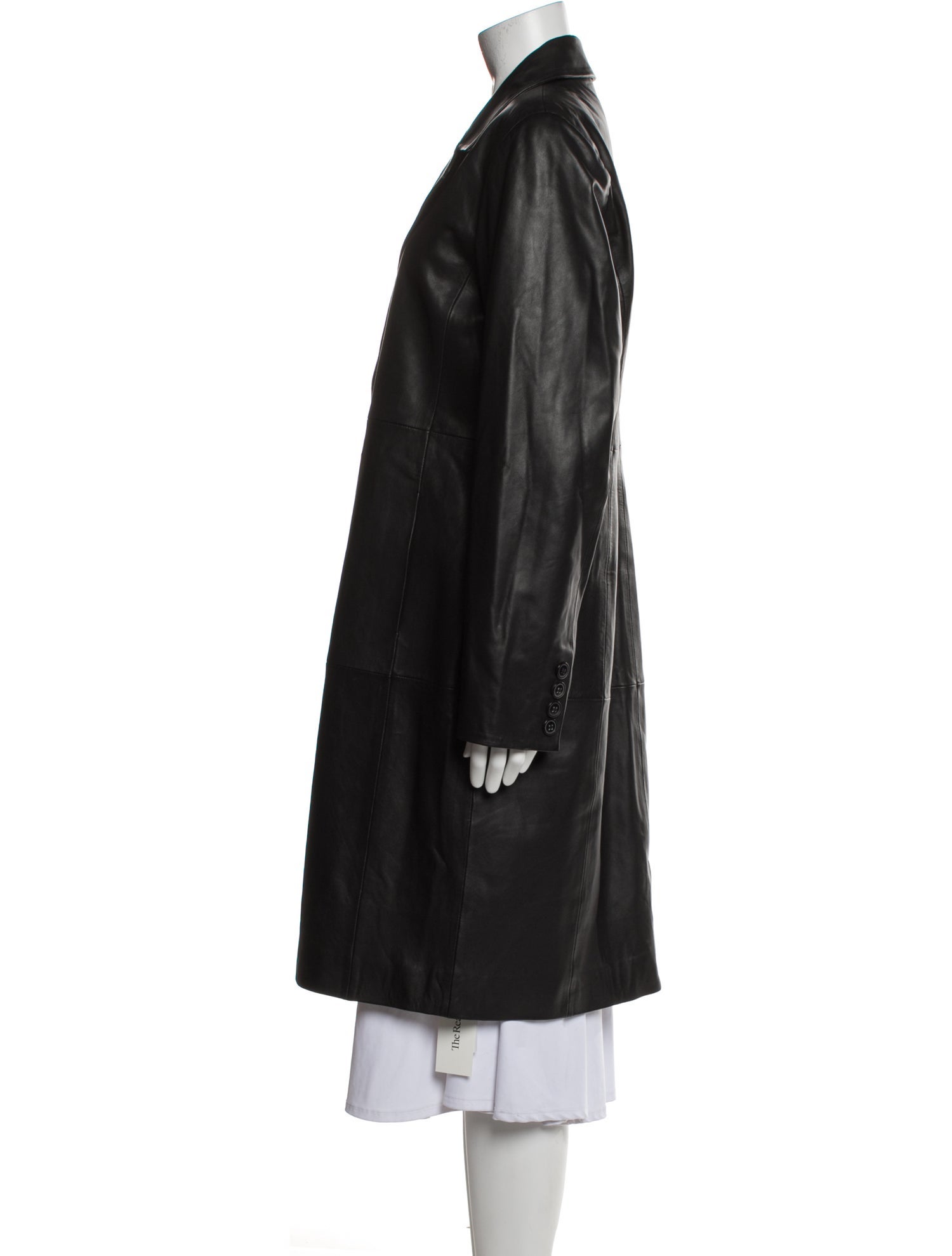 Veda x Reformation Leather Faux Fur Coat