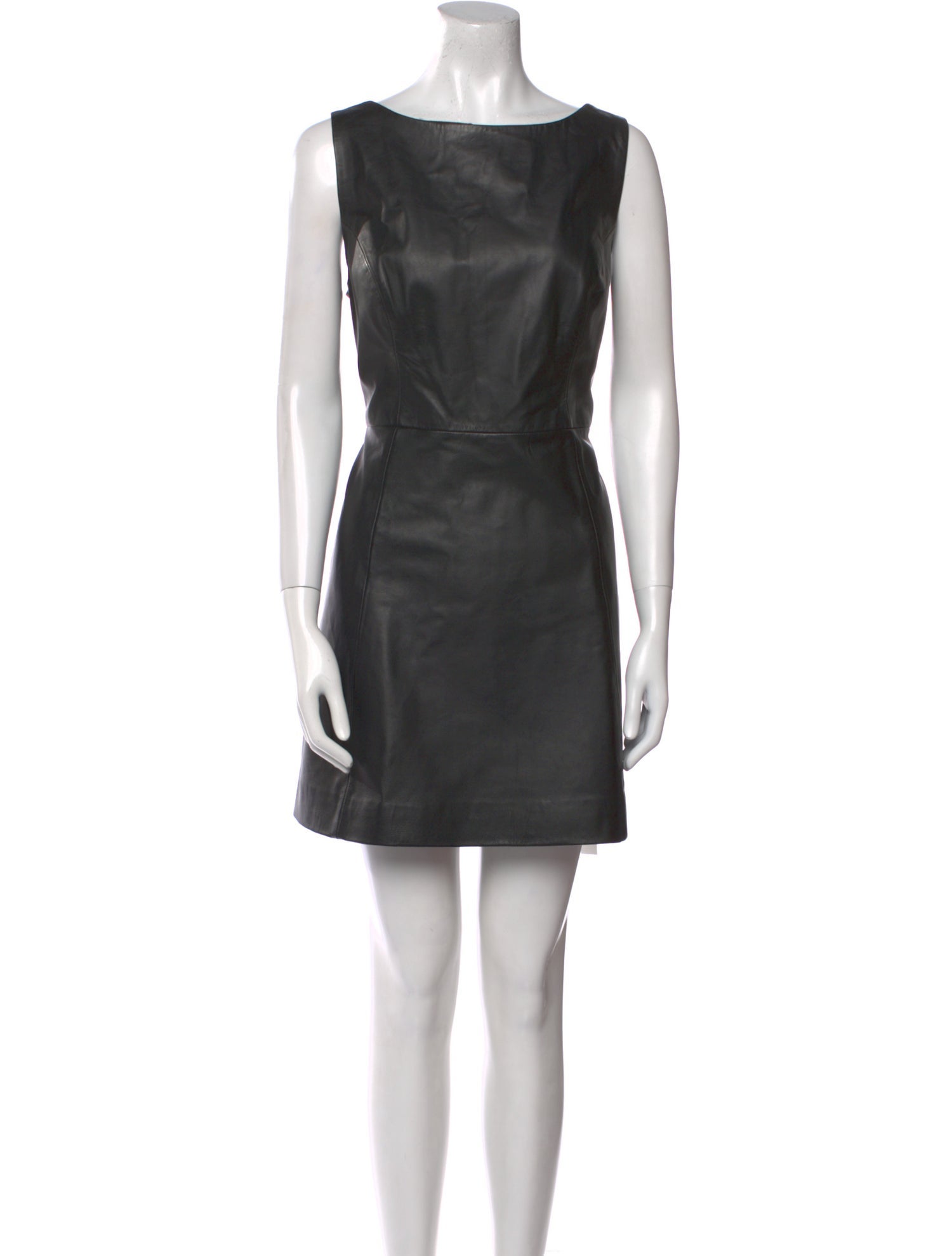 Veda x Reformation Leather Mini Dress