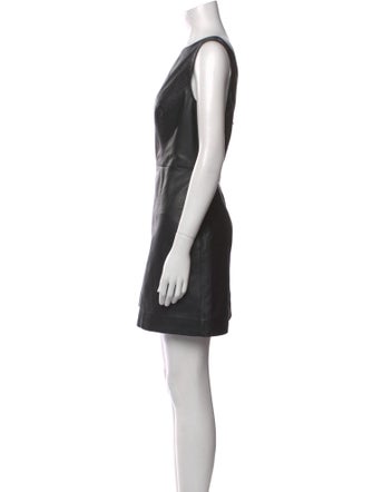 Veda x Reformation Leather Mini Dress