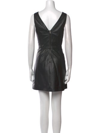 Veda x Reformation Leather Mini Dress