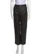 Veda x Reformation Leather Straight Leg Pants
