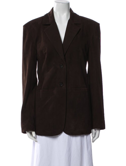 Veda x Reformation Leather Blazer