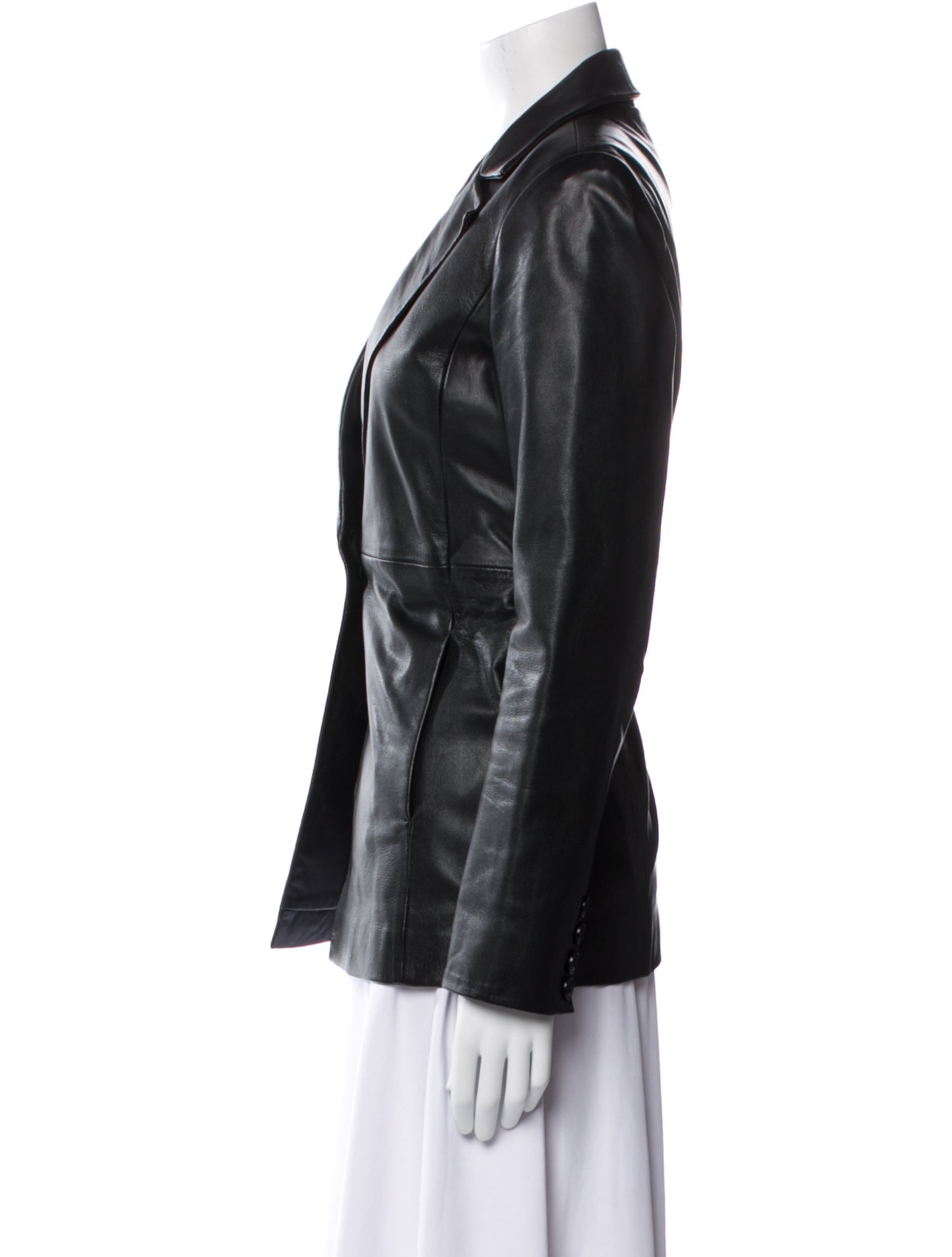 Veda x Reformation Lamb Leather Coat