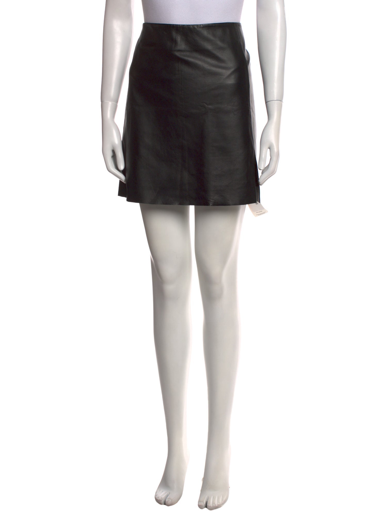 Veda x Reformation Leather Mini Skirt