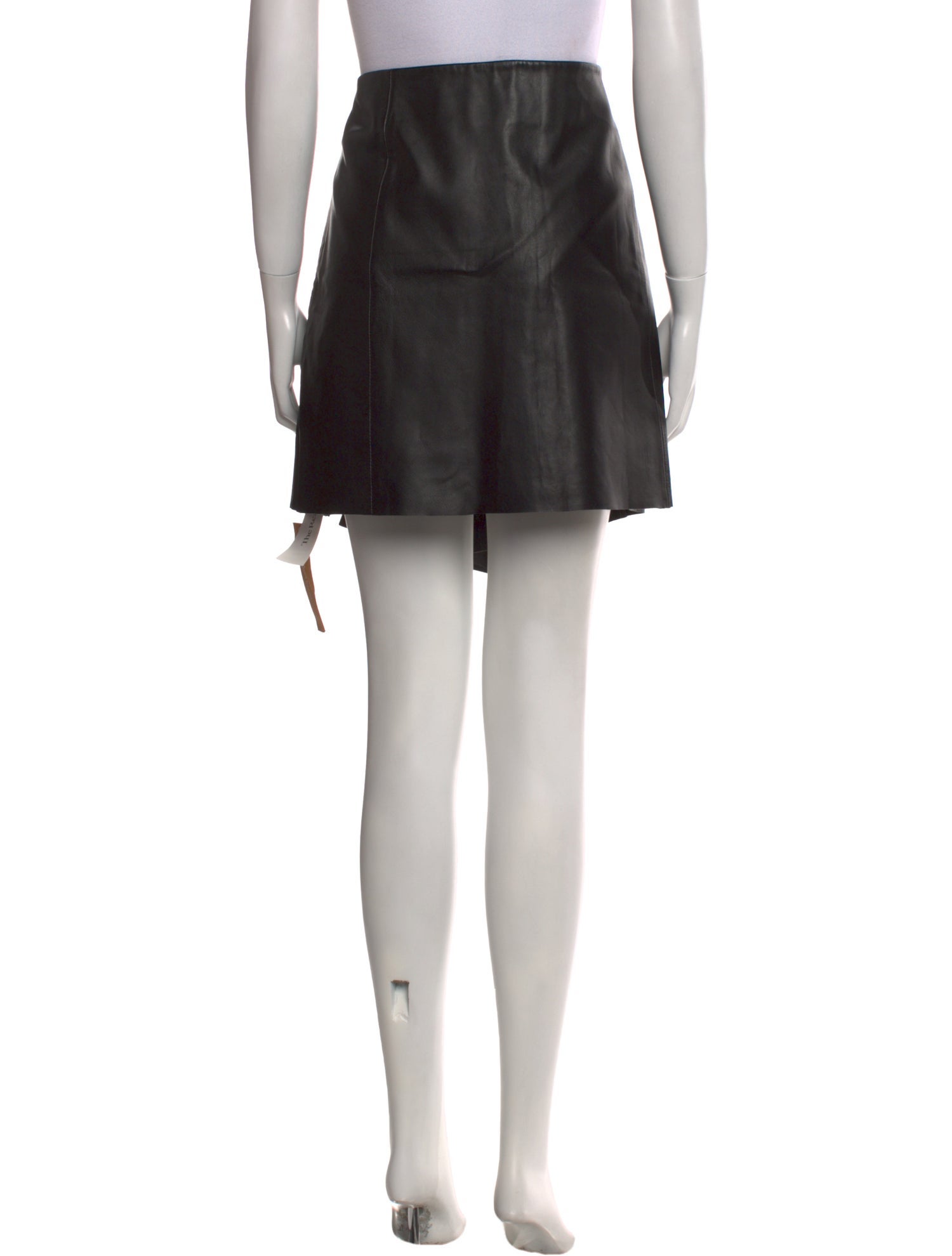 Veda x Reformation Leather Mini Skirt