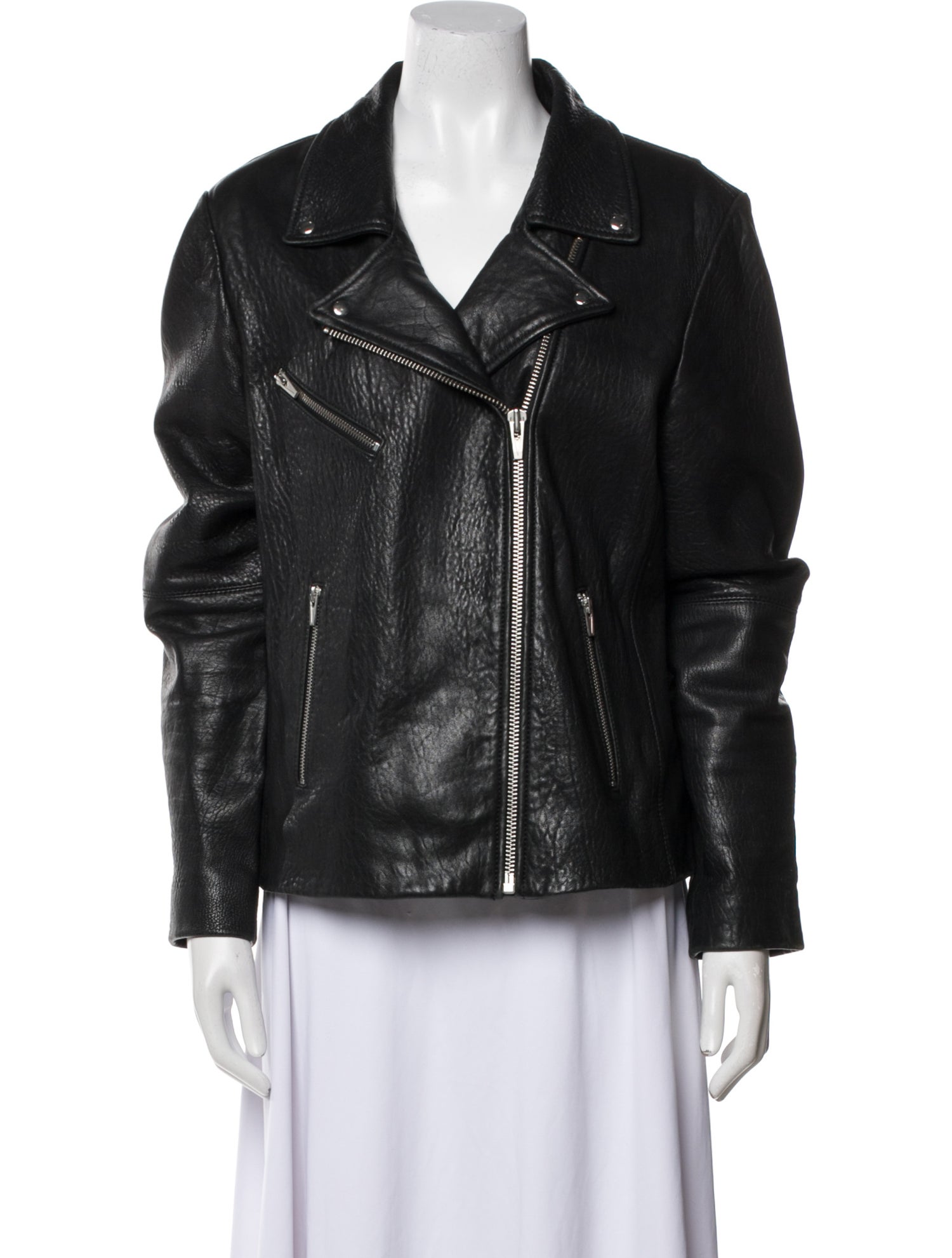 Veda x Reformation Leather Biker Jacket