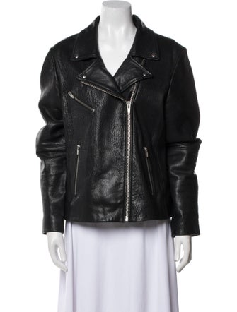 Veda x Reformation Leather Biker Jacket