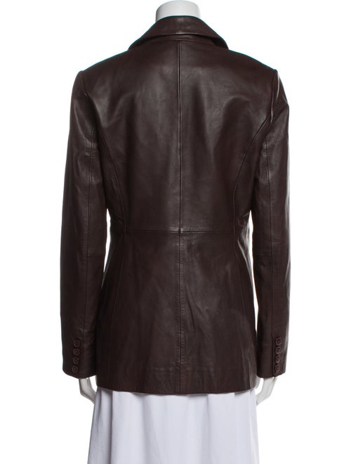 Veda x Reformation Leather Blazer