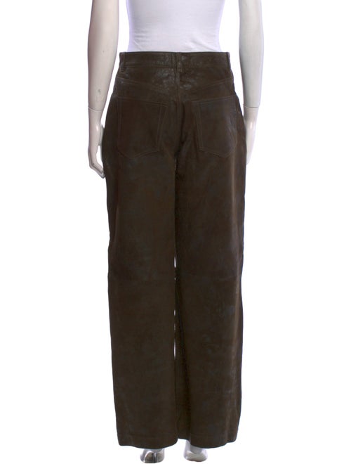 Veda x Reformation Leather Wide Leg Pants