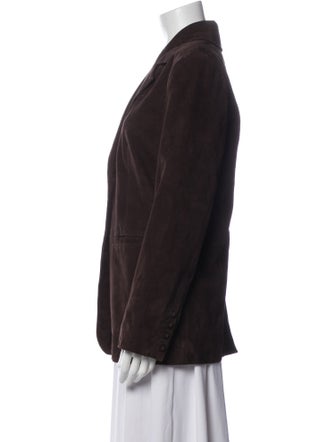 Veda x Reformation Leather Blazer