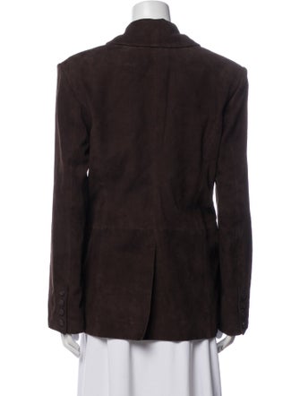 Veda x Reformation Leather Blazer