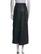 Veda x Reformation Leather Midi Length Skirt
