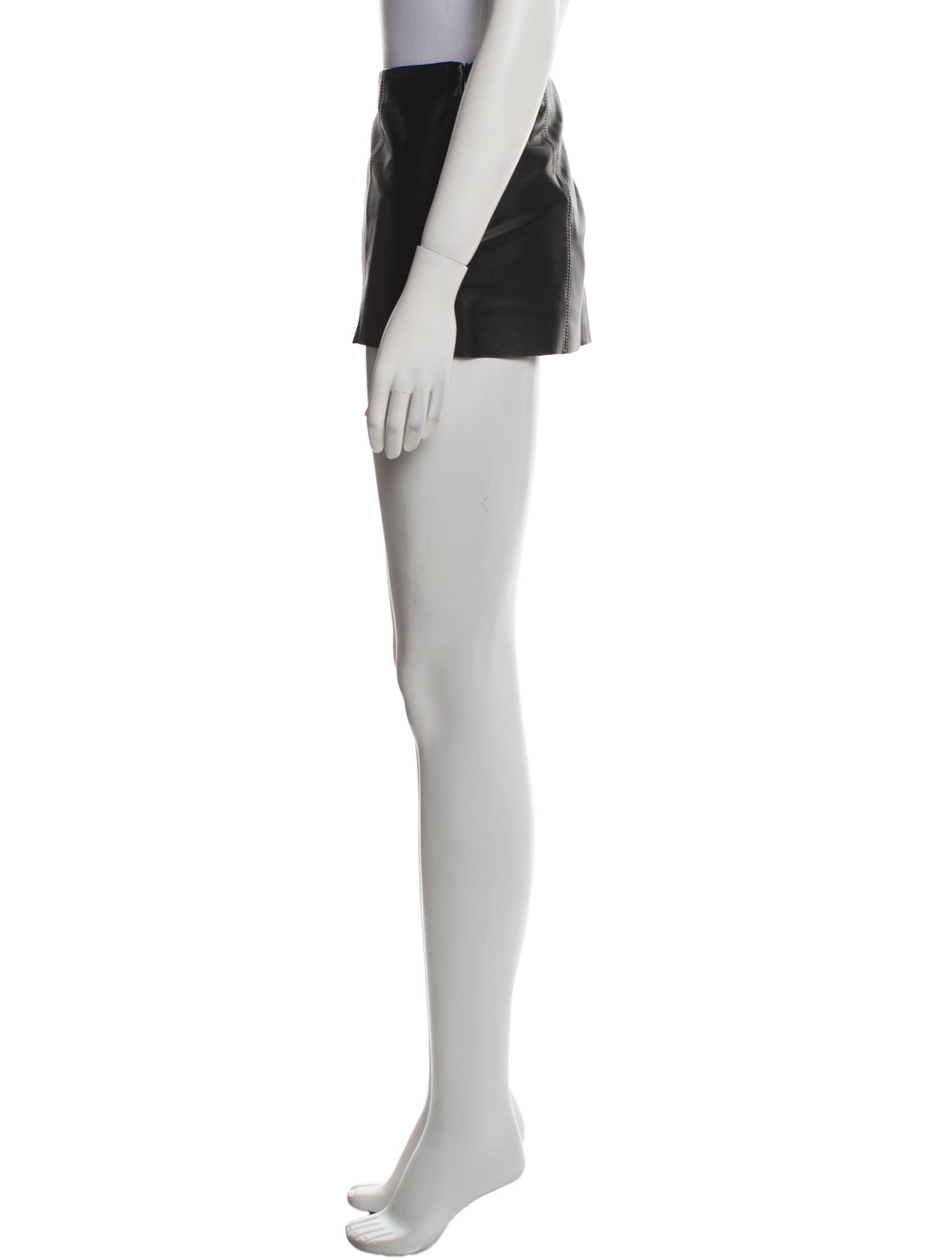 Veda x Reformation Lamb Leather Mini Skirt