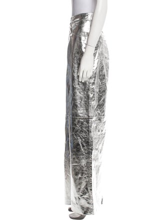 Veda x Reformation Lamb Leather Wide Leg Pants