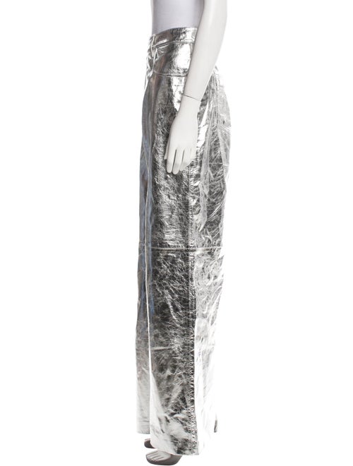 Veda x Reformation Lamb Leather Wide Leg Pants