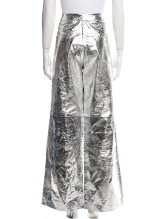 Veda x Reformation Lamb Leather Wide Leg Pants