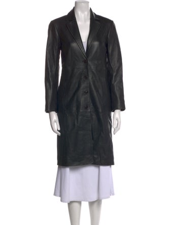 Veda x Reformation Leather V-Neck Sweater