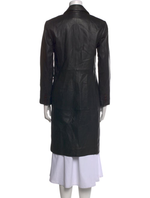 Veda x Reformation Leather V-Neck Sweater