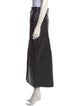 Veda x Reformation Leather Midi Length Skirt