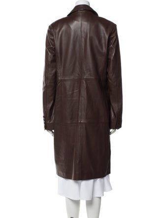 Veda x Reformation Leather Trench Coat