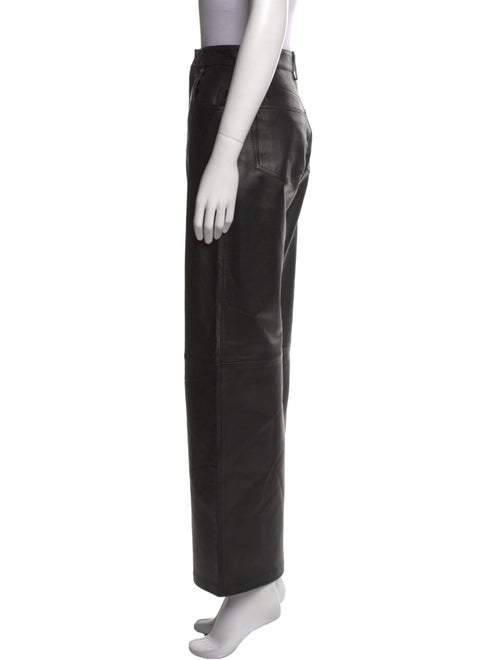 Veda x Reformation Leather Wide Leg Pants