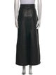 Veda x Reformation Lamb Leather Midi Length Skirt