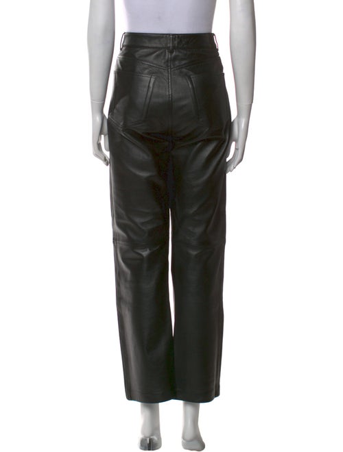 Veda x Reformation Leather Wide Leg Pants