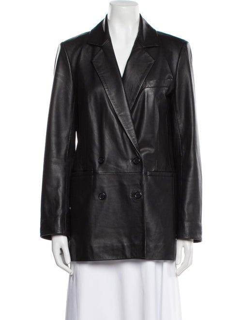 Veda x Reformation Lamb Leather Blazer
