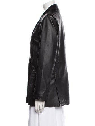 Veda x Reformation Lamb Leather Blazer