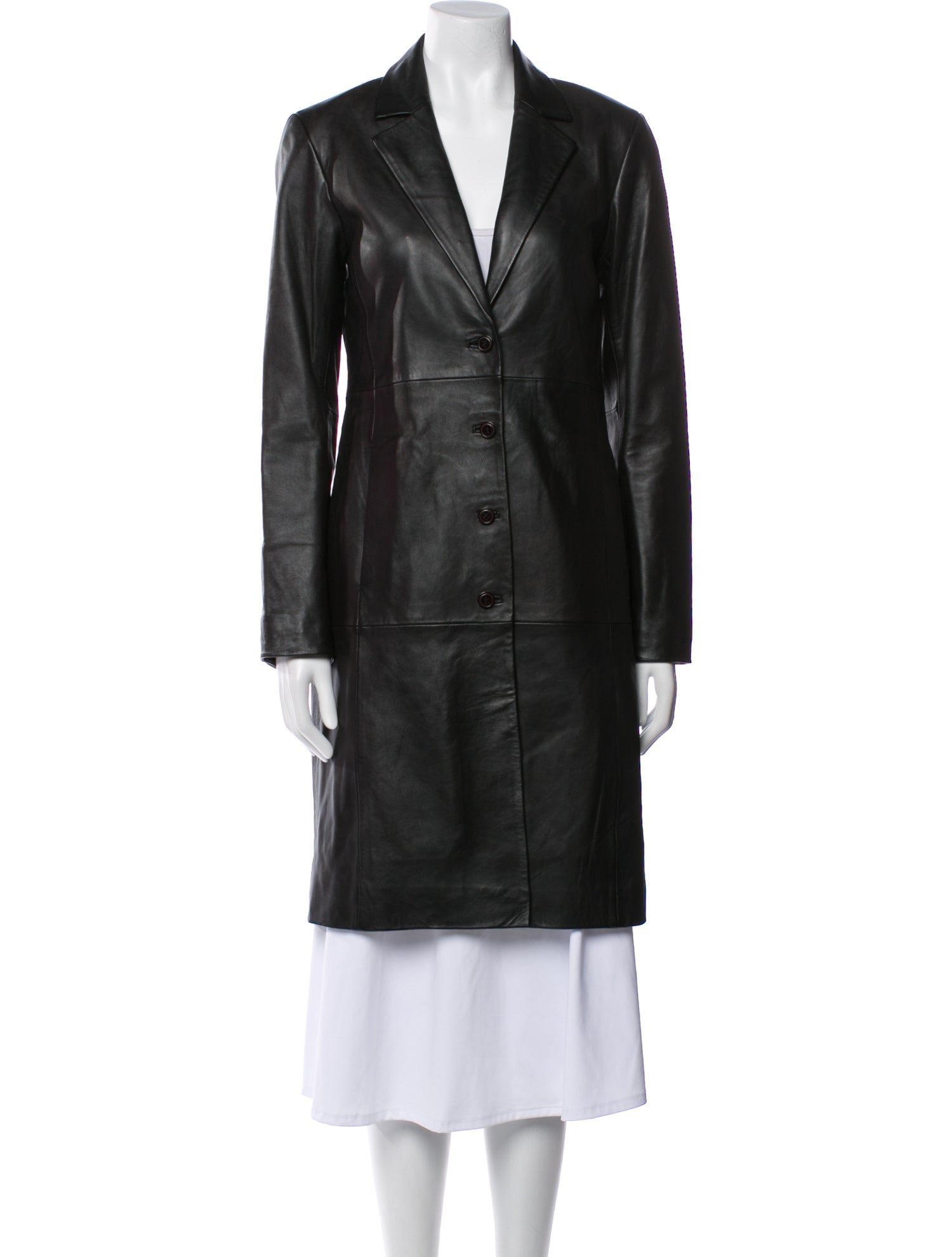 Veda x Reformation Lamb Leather Trench Coat