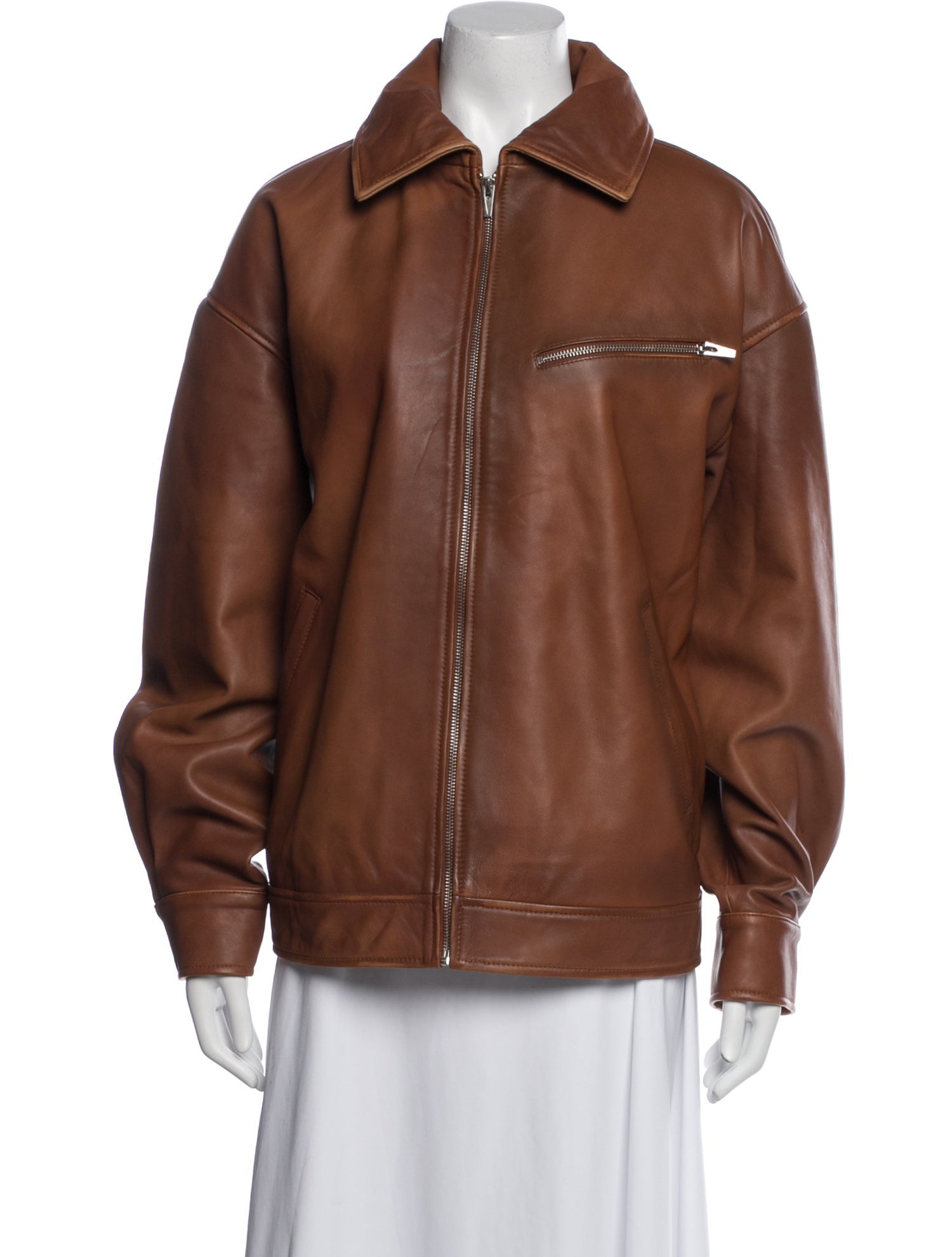 Veda x Reformation Leather Biker Jacket