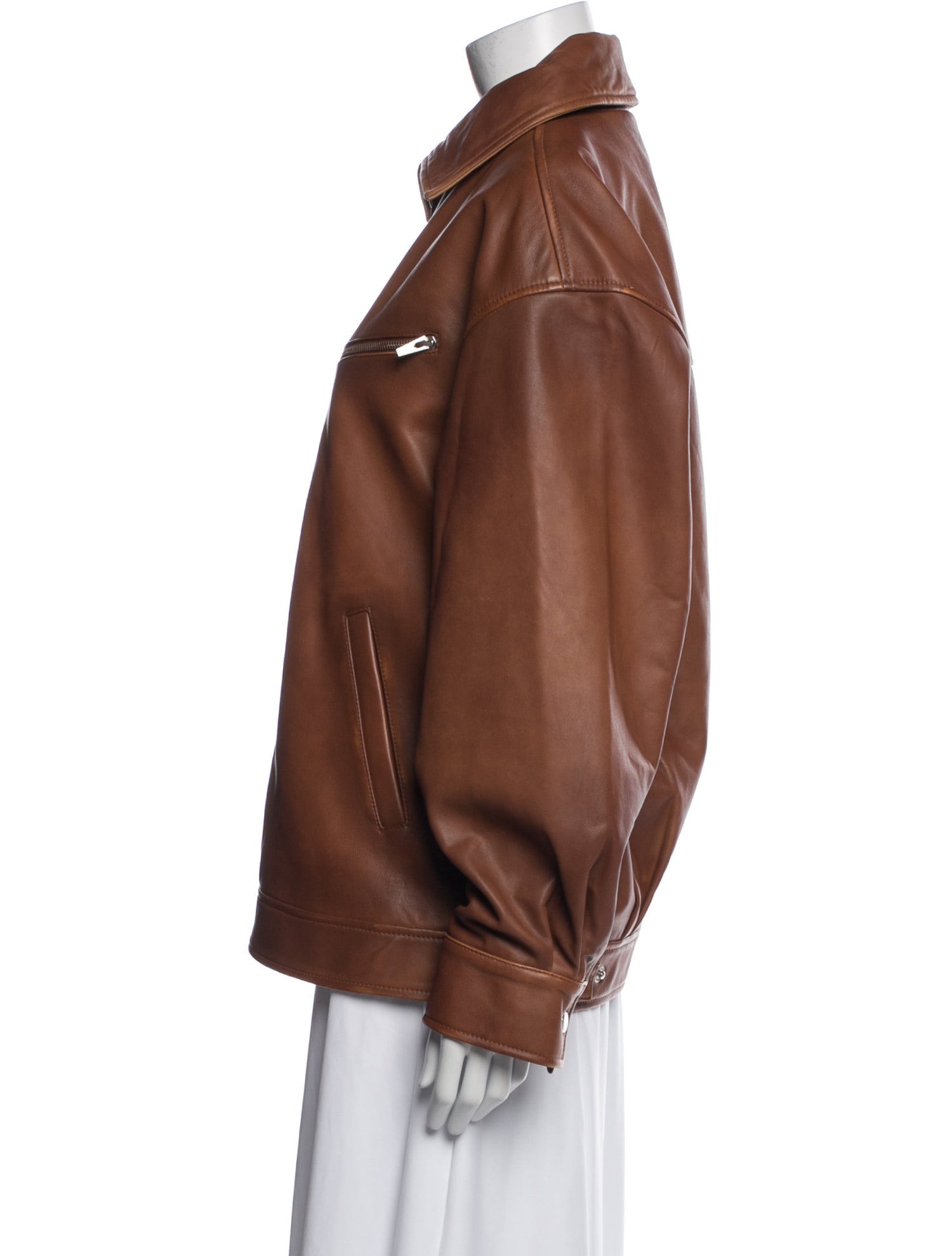 Veda x Reformation Leather Biker Jacket