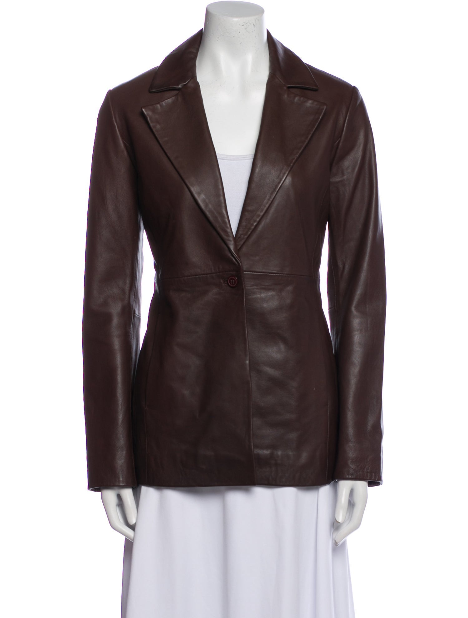 Veda x Reformation Lamb Leather Blazer
