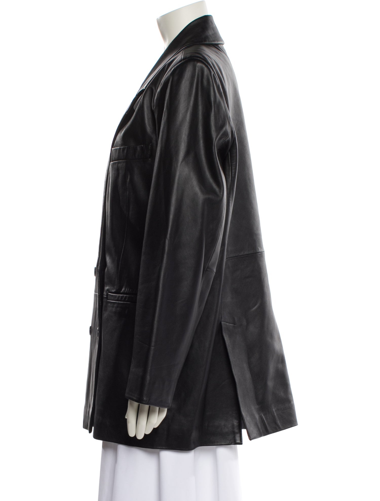 Veda x Reformation Lamb Leather Blazer