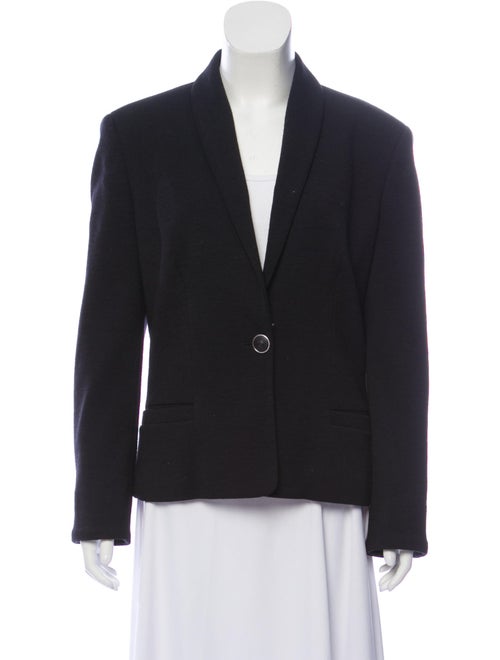 Versus Shawl-Collar Wool Blazer blue
