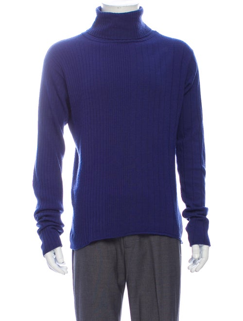Versus Turtleneck Long Sleeve Pullover Blue