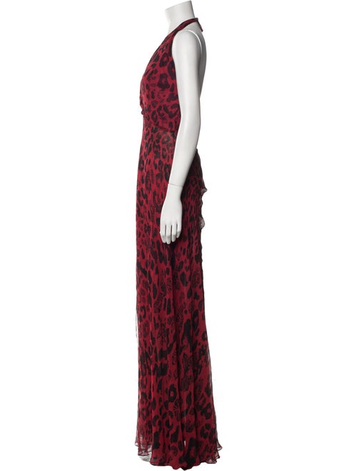 Versus Versace Silk Long Dress
