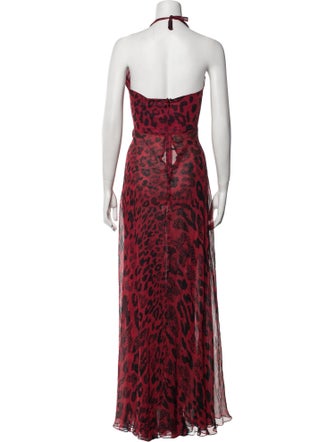 Versus Versace Silk Long Dress
