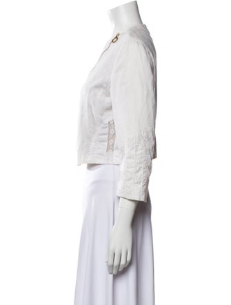 Versus Versace Tweed Pattern Evening Jacket