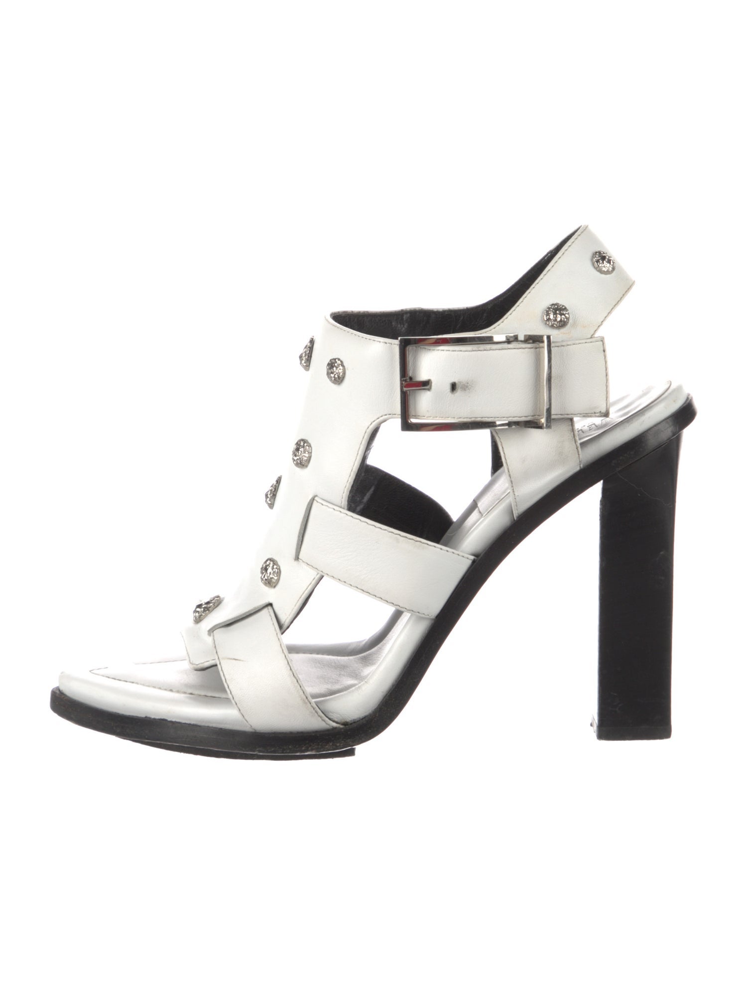 Versus Versace Leather T-Strap Pumps