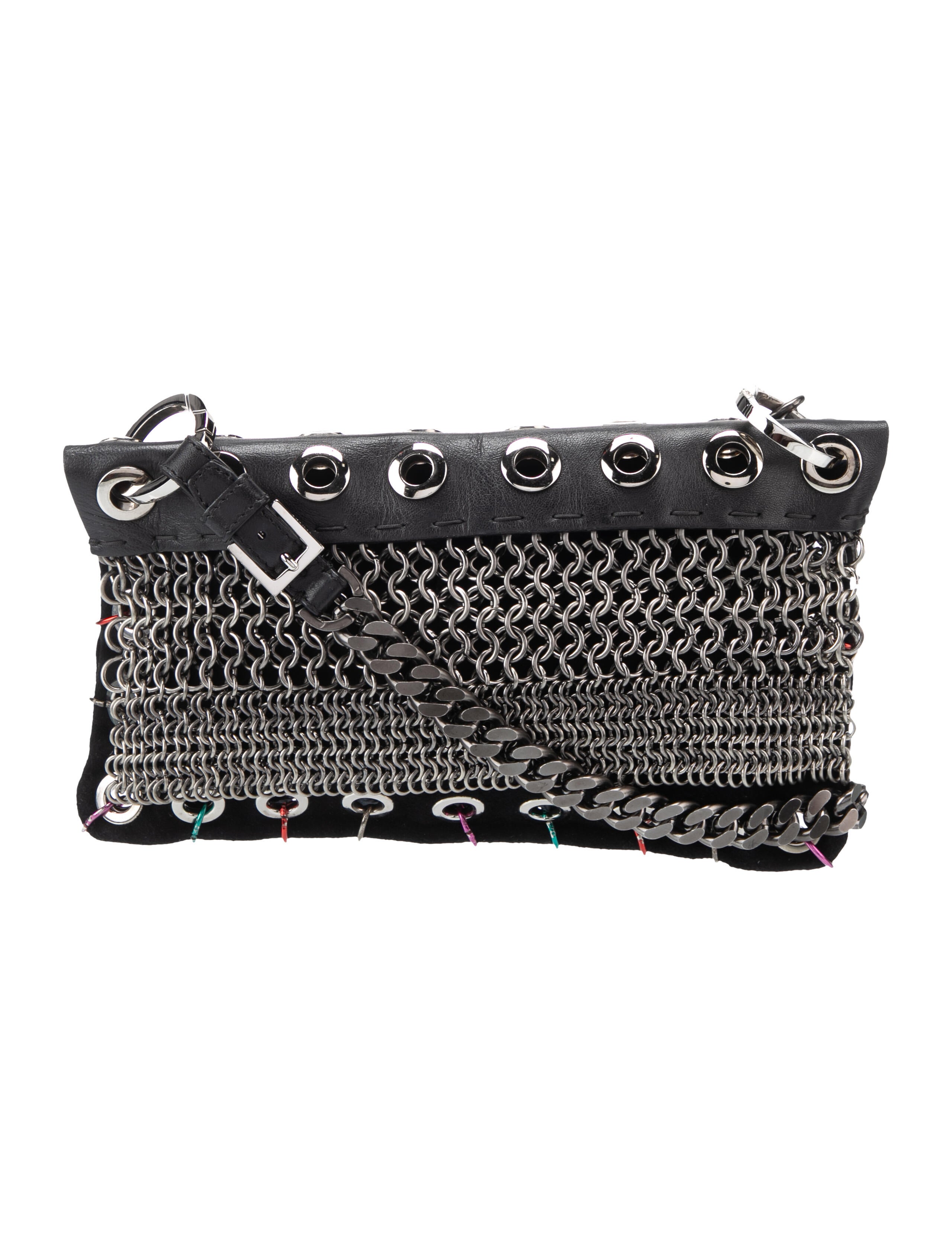 Versus Versace Suede Shoulder Bag