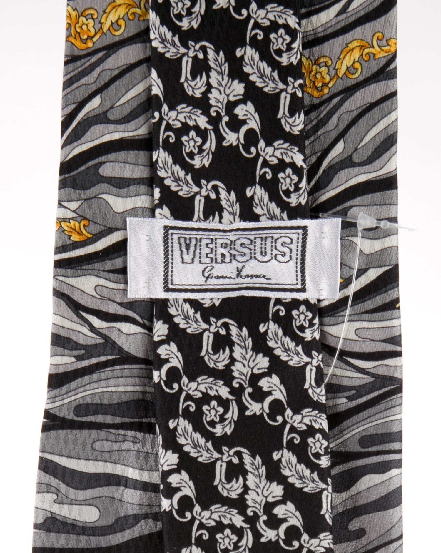 Versus Versace Pattern Print Silk Tie
